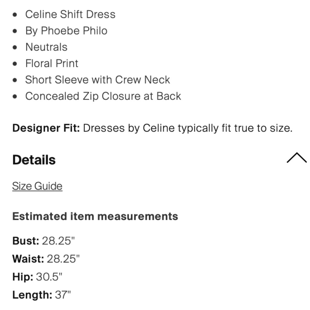 Celine designer Phoebe Philo Dress - Picture 4 of 5